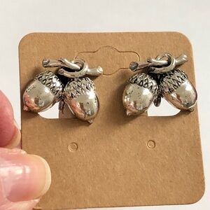 Danecraft sterling acorn earrings
